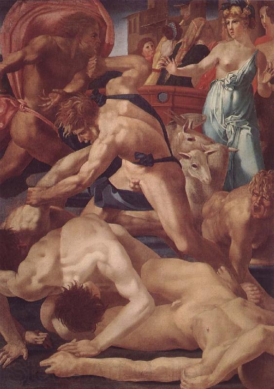 Medardo Rosso Moses forsvarar Jethros dottrar France oil painting art